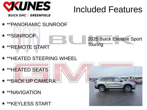 New 2025 Buick Enclave Sport Touring w/ Power Package AWD/4WD image 3