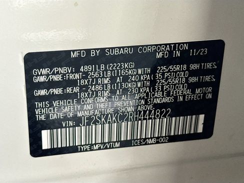 Certified 2024 Subaru Forester Limited AWD/4WD image 30