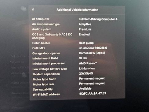 Used 2023 Tesla Model X AWD/4WD image 3
