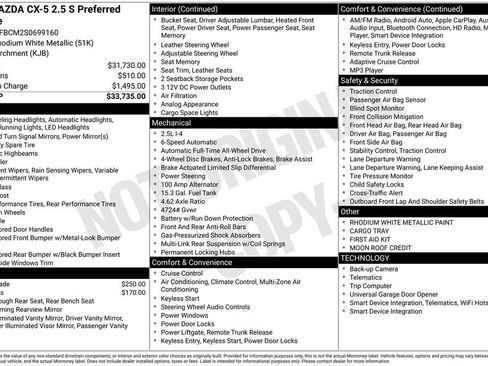 Certified 2025 MAZDA CX-5 AWD 2.5 S w/ Preferred Package image 25