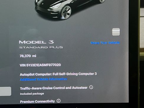 Used 2021 Tesla Model 3 Standard Range Plus RWD image 8