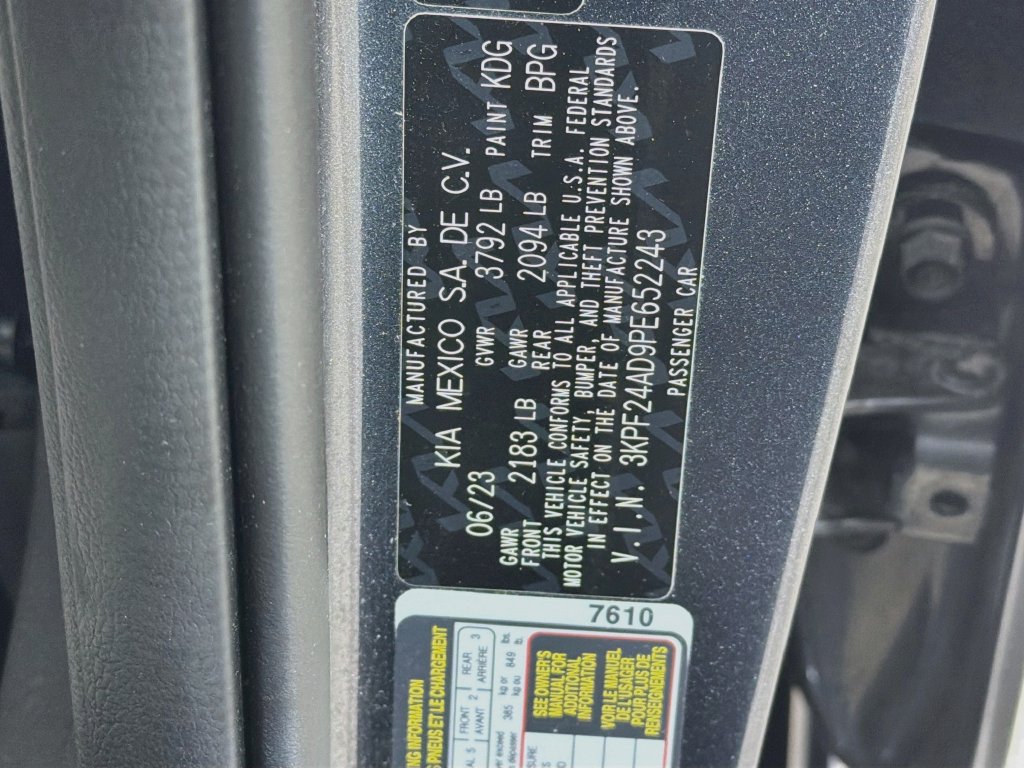 Certified 2023 Kia Forte LXS w/ LXS Technology Package FWD image 29