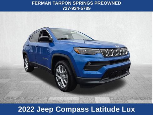 Used 2022 Jeep Compass Latitude w/ Sun and Sound Group AWD/4WD image 1