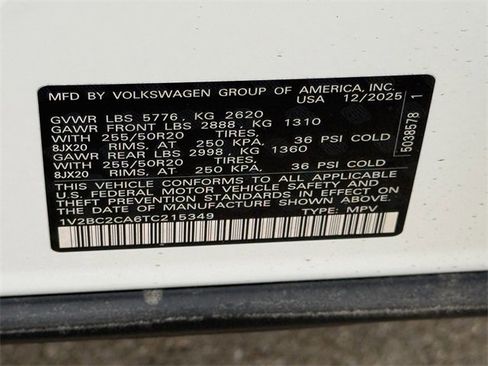 New 2026 Volkswagen Atlas Cross Sport SEL image 23