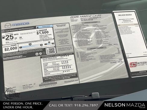 New 2026 MAZDA CX-70 3.3 Turbo w/ Premium Plus Pkg image 17