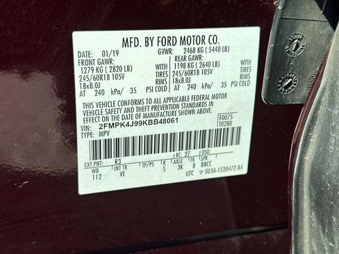 Used 2019 Ford Edge SEL w/ Equipment Group 201A image 31