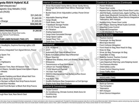 Used 2022 Toyota RAV4 XLE w/ Convenience Package image 27