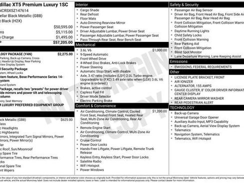 New 2025 Cadillac XT5 Premium Luxury w/ Technology Package image 32