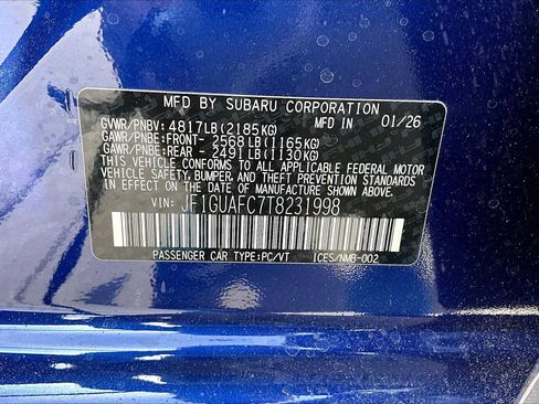 New 2026 Subaru Impreza 2.0i Sport image 19