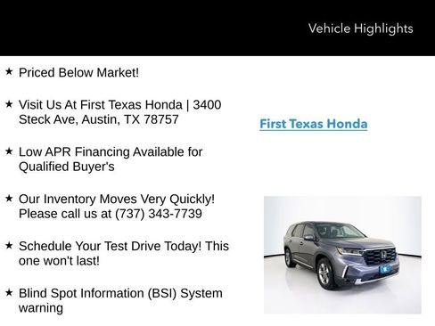 Used 2024 Honda Pilot EX-L image 9