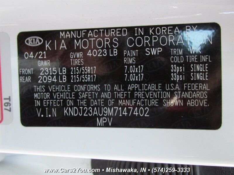 Used 2021 Kia Soul S FWD image 32