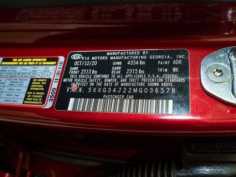 Used 2021 Kia K5 EX image 20