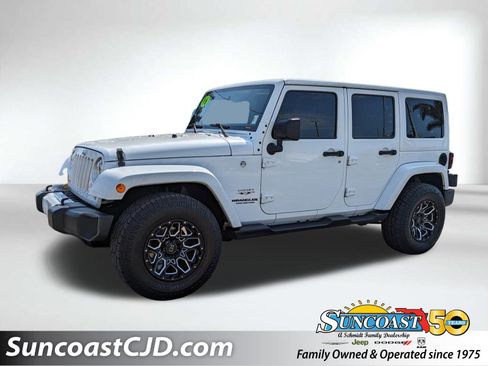 Certified 2016 Jeep Wrangler Unlimited Sahara w/ Max Tow Package image 1