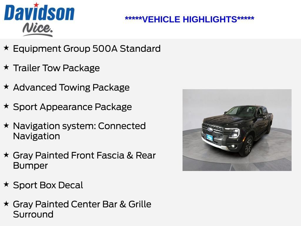 Used 2024 Ford Ranger Lariat w/ Advanced Towing Package AWD/4WD image 5