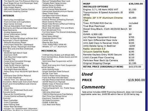 Used 2016 RAM 1500 Express w/ Popular Equipment Group image 3