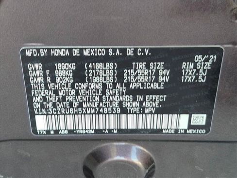 Used 2021 Honda HR-V EX image 15