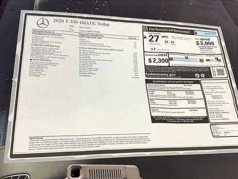 New 2026 Mercedes-Benz E 350 4MATIC Sedan image 18
