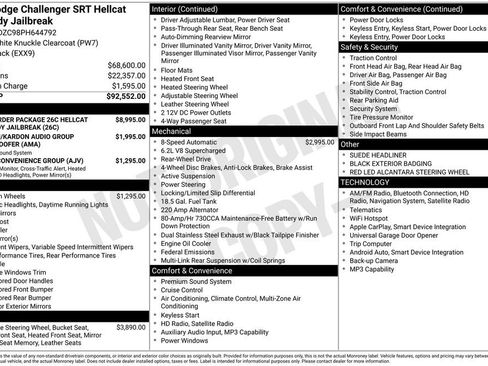 Used 2023 Dodge Challenger SRT Hellcat RWD image 31