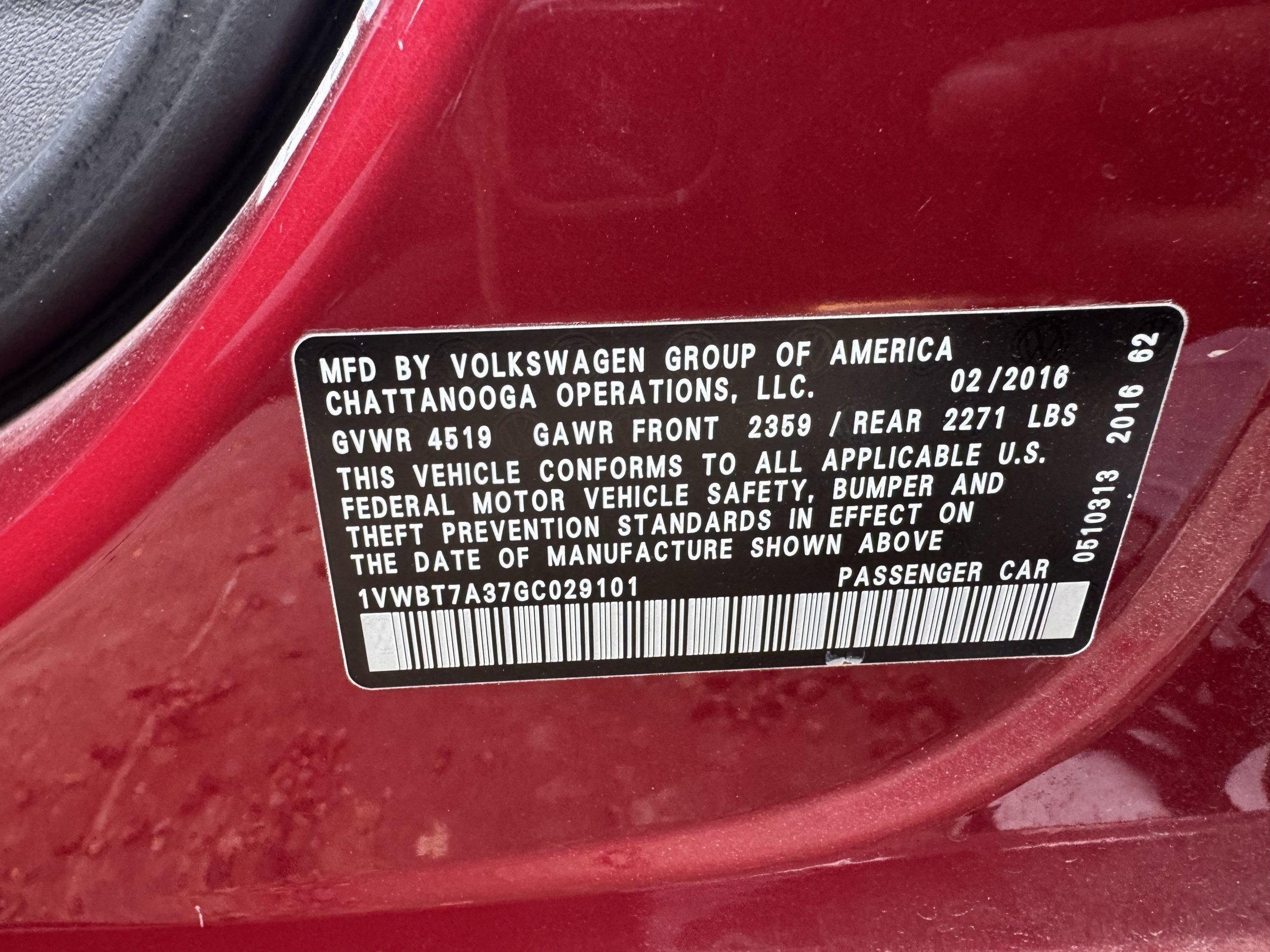Used 2016 Volkswagen Passat 1.8T SE FWD image 11