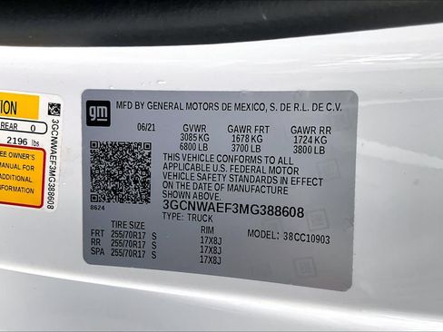 Used 2021 Chevrolet Silverado 1500 W/T w/ WT Fleet Convenience Package RWD image 28