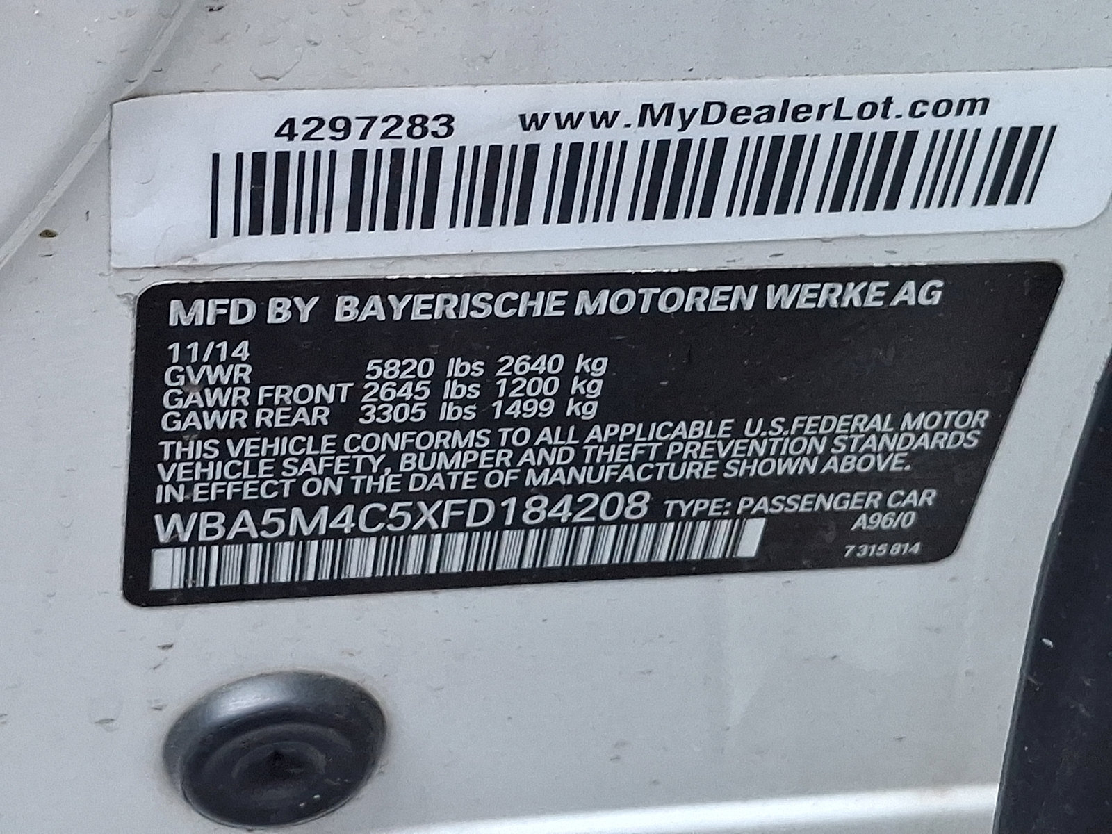 Used 2015 BMW 535i Gran Turismo xDrive AWD/4WD image 31