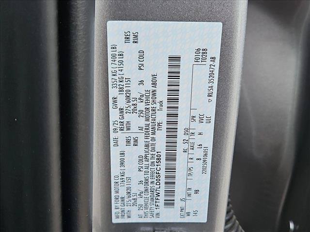 Certified 2025 Ford F150 Platinum w/ Equipment Group 702A High AWD/4WD image 27