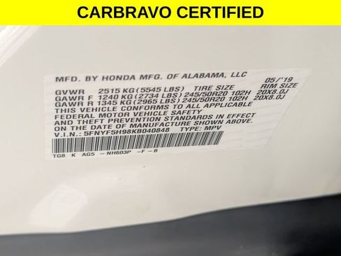 Used 2019 Honda Pilot Touring image 39