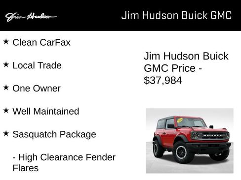 Used 2024 Ford Bronco Big Bend w/ Sasquatch Package image 6