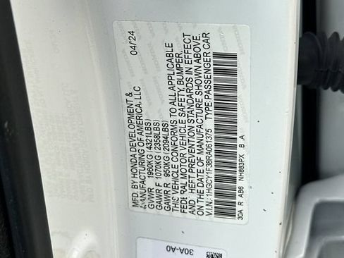 Certified 2024 Honda Accord EX image 33