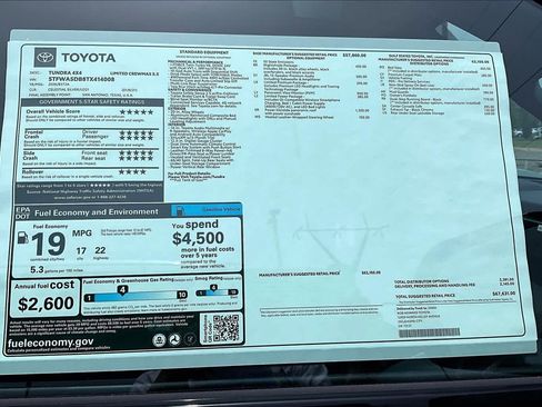 New 2026 Toyota Tundra Limited AWD/4WD image 19