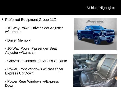 Used 2020 Chevrolet Silverado 2500 LTZ w/ LTZ Convenience Package AWD/4WD image 9