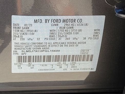 Certified 2023 Lincoln Aviator Reserve w/ Equipment Group 201A AWD/4WD image 16