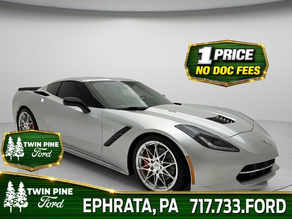 Used 2015 Chevrolet Corvette Stingray Coupe w/ 2LT Preferred Equipment Group RWD image 1