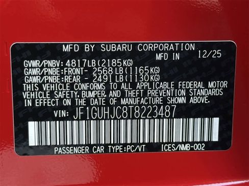 New 2026 Subaru Impreza RS image 22