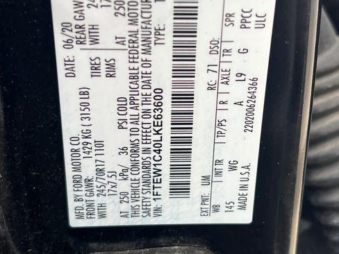 Used 2020 Ford F150 XL w/ Equipment Group 101A Mid image 34