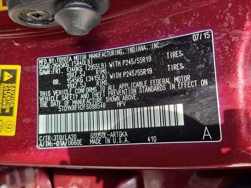 Used 2015 Toyota Highlander Limited FWD image 25