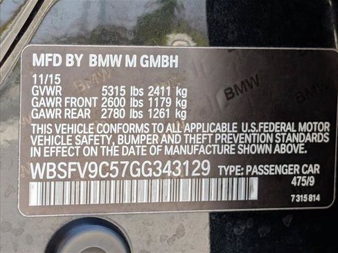 Used 2016 BMW M5 RWD image 20