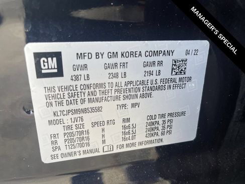 Used 2022 Chevrolet Trax LT w/ Driver Confidence Package AWD/4WD image 28