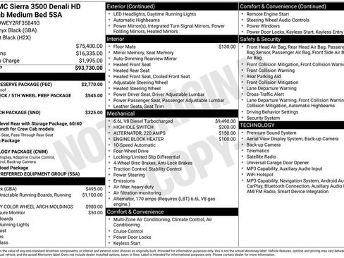Used 2024 GMC Sierra 3500 Denali w/ Denali Reserve Package AWD/4WD image 18