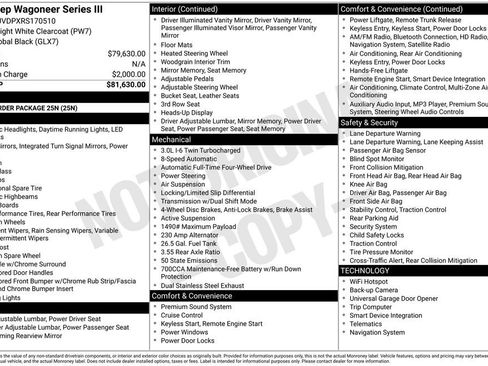 Used 2024 Jeep Wagoneer Series III image 60