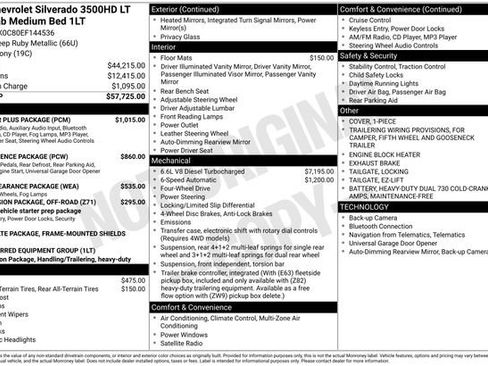 Used 2014 Chevrolet Silverado 3500 LT w/ Interior Plus Package AWD/4WD image 6
