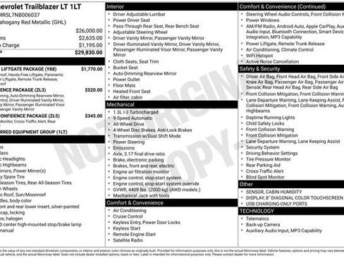 Used 2022 Chevrolet TrailBlazer LT w/ Sun and Liftgate Package image 5