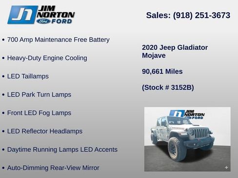 Used 2020 Jeep Gladiator Mojave AWD/4WD image 18
