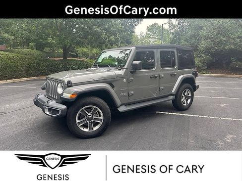 Used 2020 Jeep Wrangler Unlimited Sahara AWD/4WD image 1