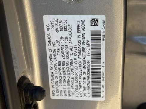 Certified 2019 Honda CR-V EX image 24