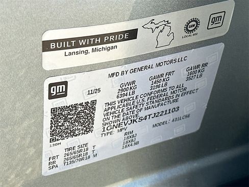 New 2026 Chevrolet Traverse Z71 w/ Driver Confidence Package image 21