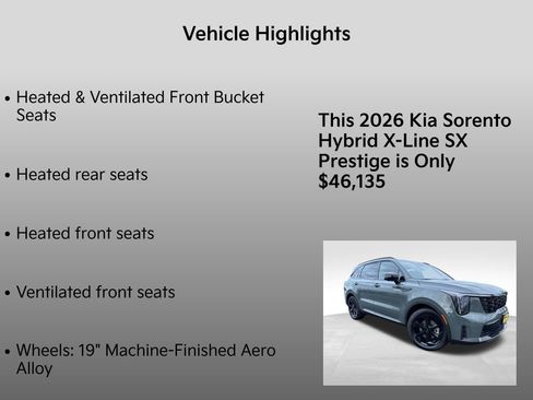 New 2026 Kia Sorento SX Prestige image 10