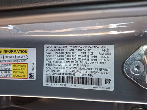 Certified 2024 Honda CR-V EX image 26