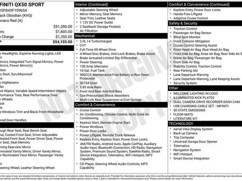 Used 2025 INFINITI QX50 Sport image 40