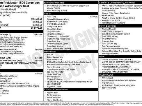 New 2025 RAM ProMaster 1500 w/ Safety Group image 6